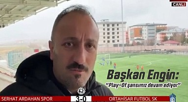 Serhat Ardahanspor Ortahisar’ı 3-0 yendi