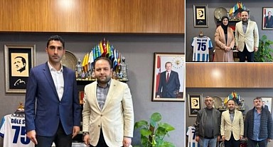 Vekil Koç, Ardahanlı misafirlerini Meclis'te ağırladı