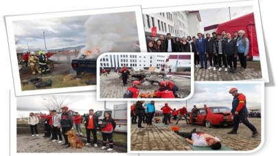 ARÜ'de gerçeğini aratmayan tatbikat