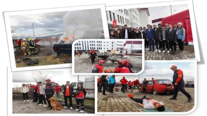 ARÜ'de gerçeğini aratmayan tatbikat