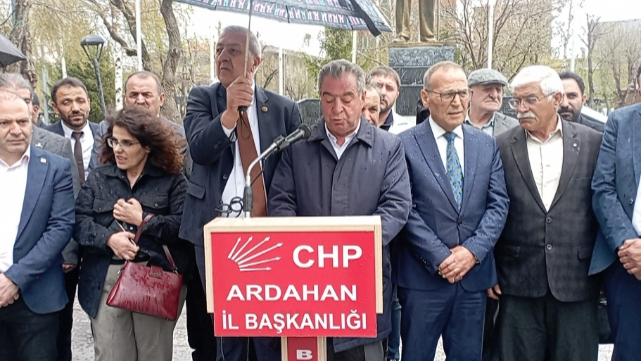 CHP Ardahan İl Başkanı Yalçın Taştan; “CHP Korkmaz, Sinmez, Geri Çekilmez!”