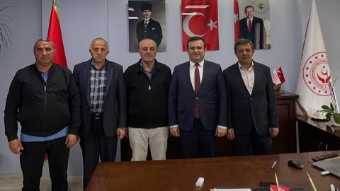 Şehit ve Gazi Aileleri Derneği'nden Müdür Çetinkaya'ya ziyaret