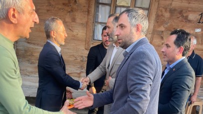 Başkan Aydın'dan Fahrettin Altun’a taziye ziyareti