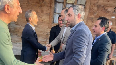 Başkan Aydın'dan Fahrettin Altun’a taziye ziyareti