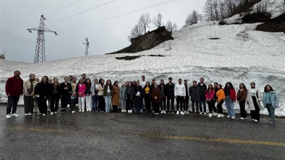 Coğrafya öğrencileri doğayı yerinde inceledi