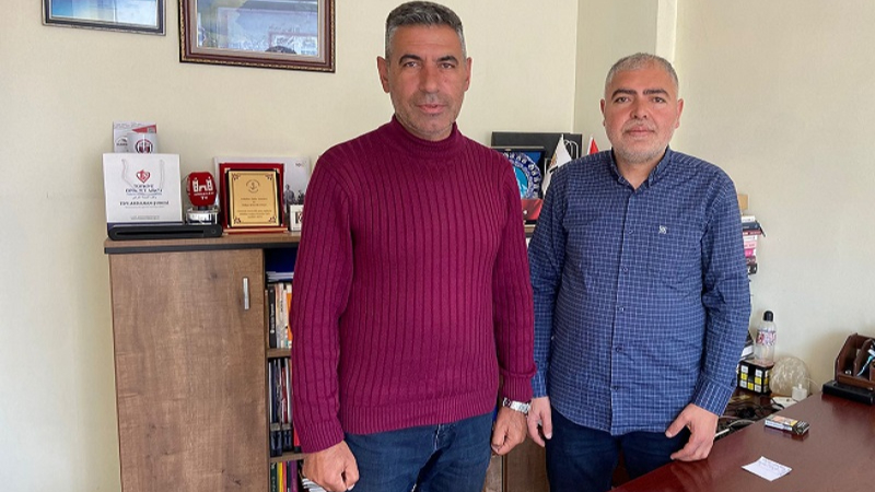 Arıspor Başkanı Yılmaz, Ardahan Haber Merkezini ziyaret etti