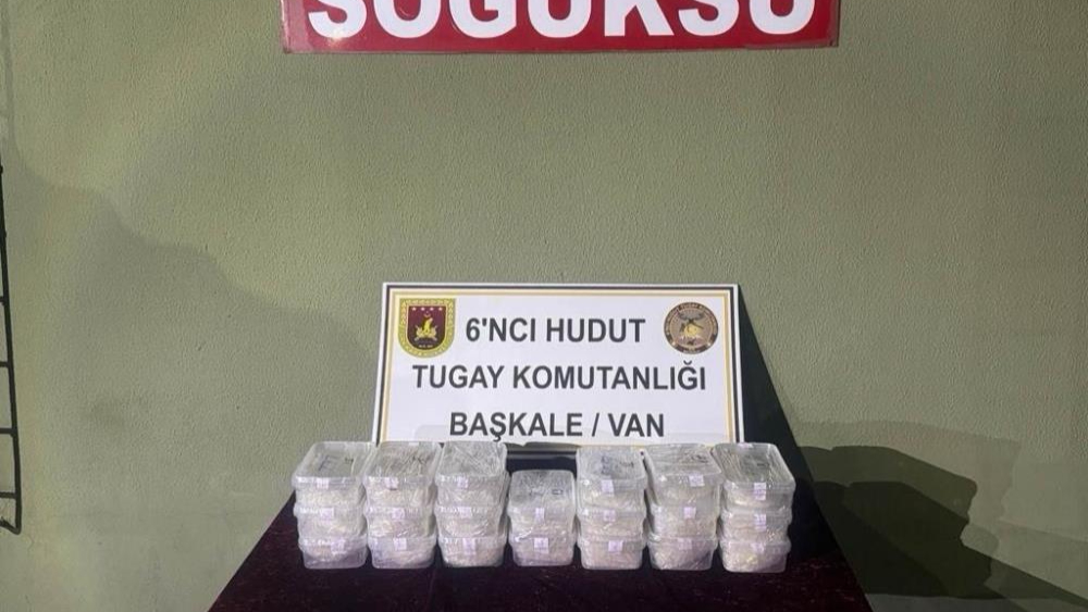 Van&#039;da 22 kilo 277 gram uyuşturucu ele geçirildi