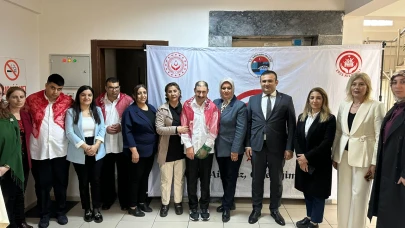 Engelsiz yürekler asker olmanın gururunu yaşadı