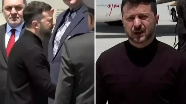 Ukrayna Devlet Başkanı Zelenski Ankara'da! İşte ilk sözleri