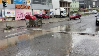 Şehir içinde sürücüleri bekleyen tehlike!
