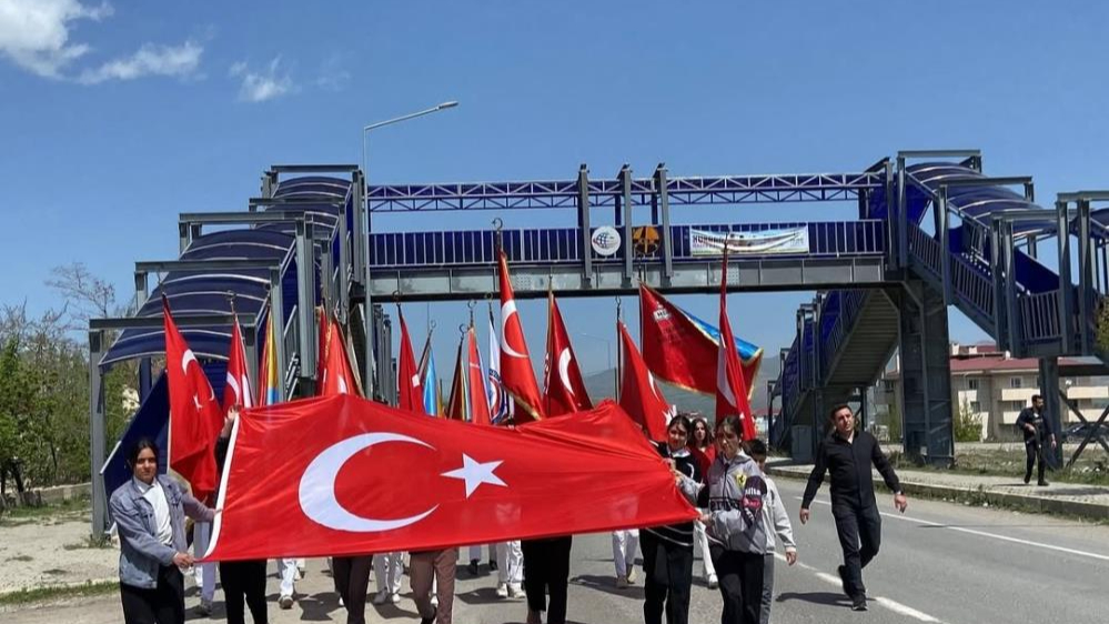 Diyadin&#039;de 19 mayıs coşkuyla kutlandı