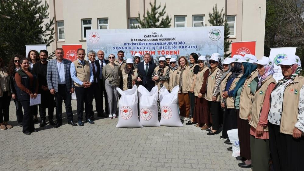 Kars’ta Organik Kaz Yetiştiriciliği Projesi başlatıldı