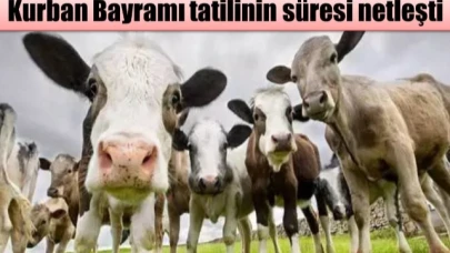 Kurban Bayramı Tatili Belli Oldu