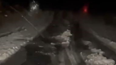 Ardahan'da dolu etkili oldu