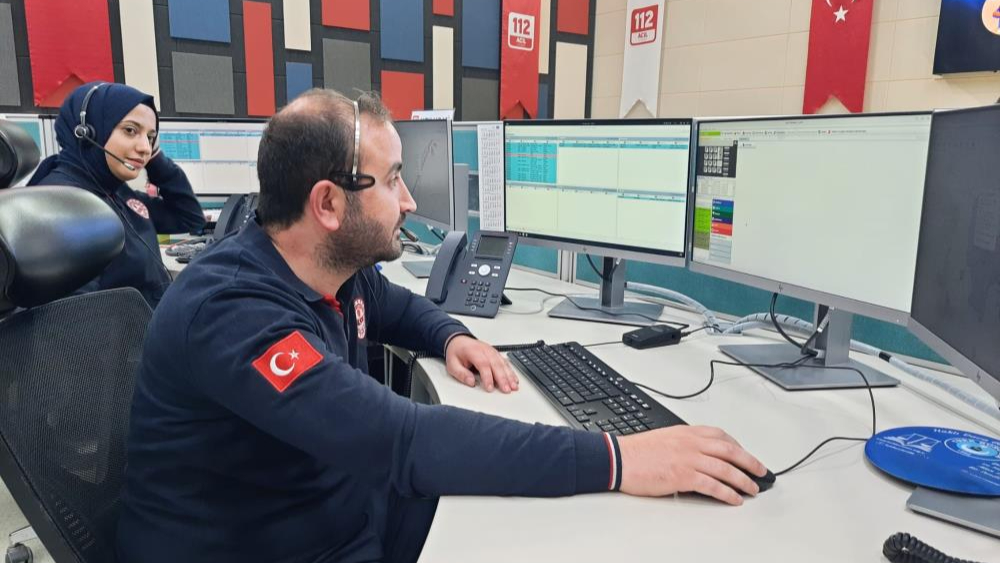 Kars'ta 112 Acil Çağrı Merkezi 2024 yılında 333 bin 778 çağrı aldı