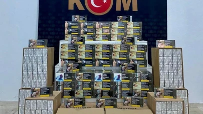 Kars’ta 130 bin boş makaron ele geçirildi