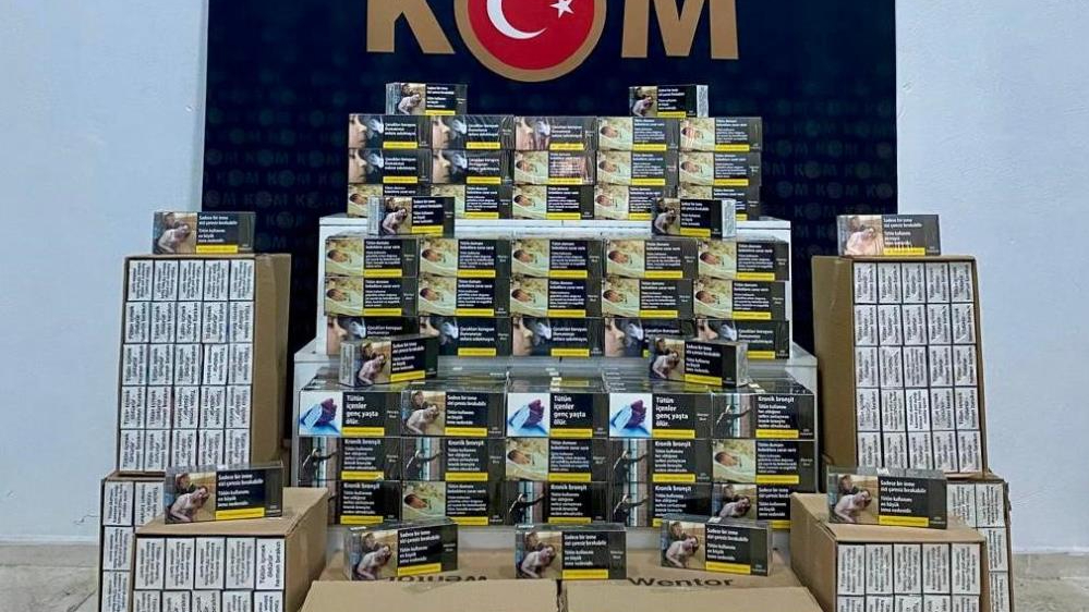 Kars’ta 130 bin boş makaron ele geçirildi