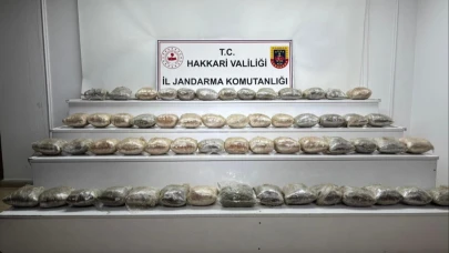 Yüksekova'da 34 kilo kubar esrar ele geçirildi