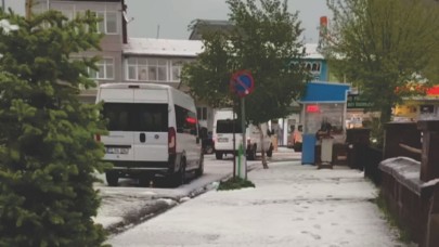 Ardahan’ı dolu vurdu