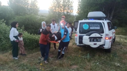 Bingöl’de otomobil uçuruma yuvarlandı: 2 yaralı