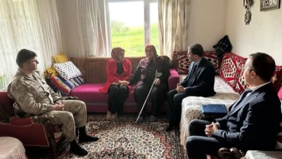 Kaymakam Elif Meram'dan yürek ısıtan ziyaret