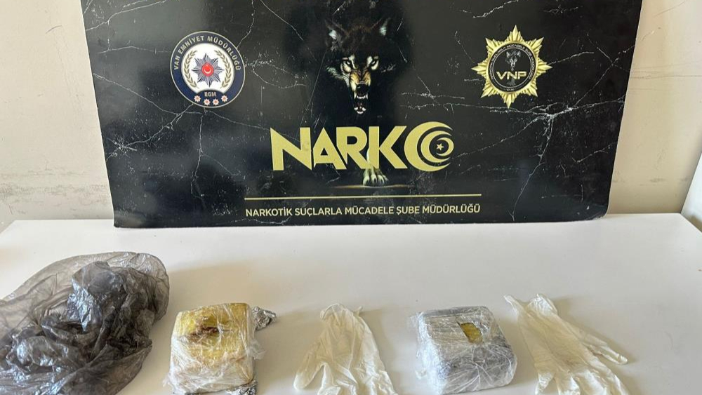 Van'da 2 kilo 557 gram uyuşturucu ele geçirildi