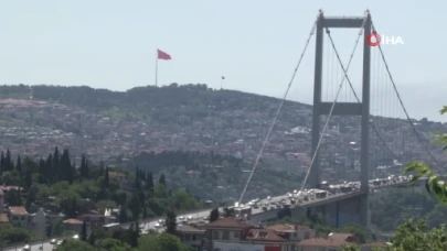 15 Temmuz Şehitler Köprüsü’nde bayram trafiği