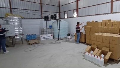 10 milyon liralık kaçak alkol operasyonu: 4 gözaltı