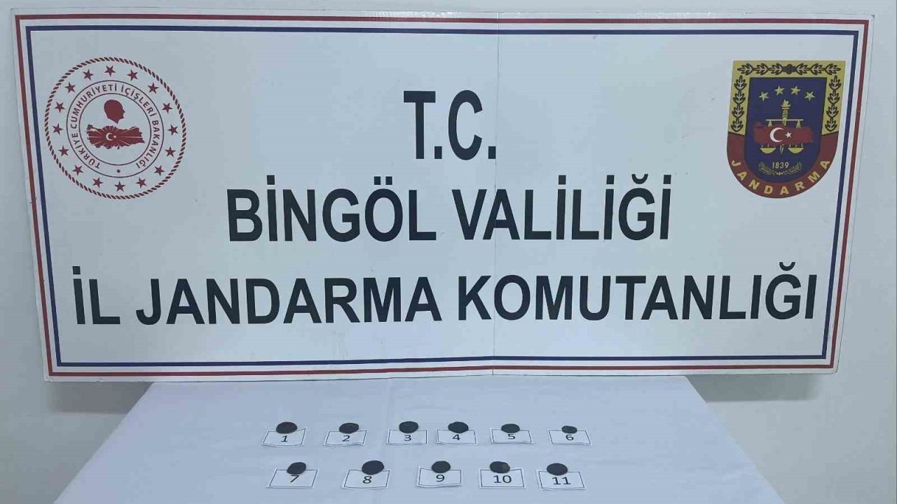 Bingöl’de jandarmanın dikkati tarihi eser kaçakçılığını önledi