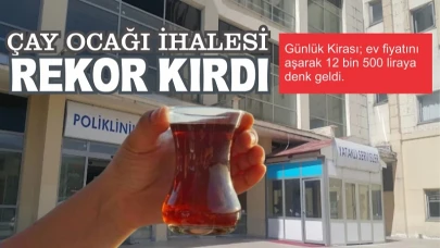 Hastane çay ocağı 9 milyona kiraya verildi
