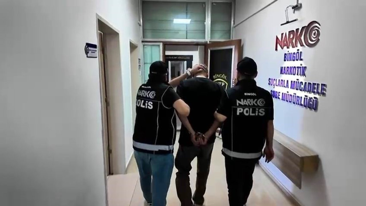 Bingöl’de uyuşturucu operasyonu: 2 gözaltı