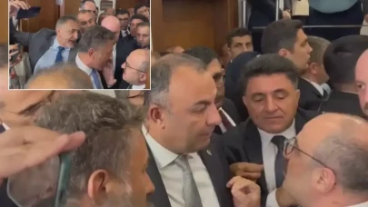 TBMM'de arbede! Vekiller birbirine girdi