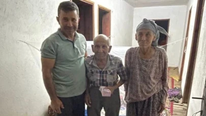 Yangında 80 bin lirasını kaybeden yaşlı adamın parası yenisiyle değiştirildi