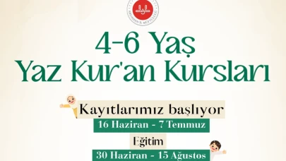 Yaz Kur'an kursları ne zaman başlıyor?
