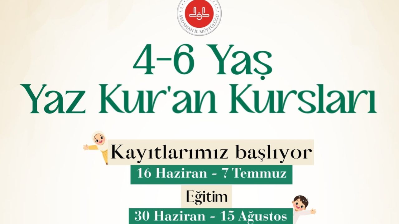 Yaz Kur'an kursları ne zaman başlıyor?