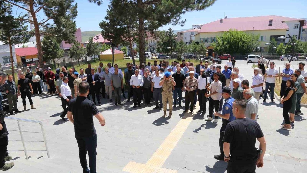 Kaymakam Musa Ayyıldız’a duygusal veda