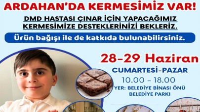 Hafta sonu Çınar için kermes düzenlenecek