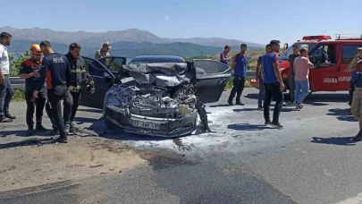 Kaymakam trafik kazası geçirdi