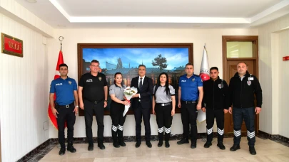 Vali Çiçek'e Özel Güvenlik Haftası Ziyareti
