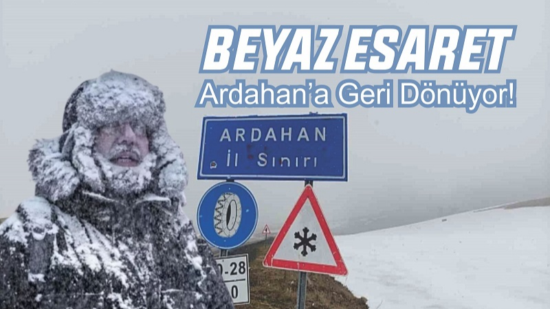 Yaz ortasında Ardahan’da kar sürprizi