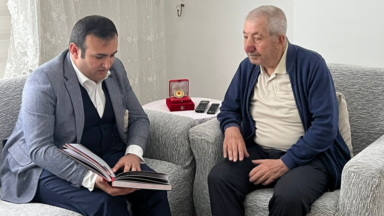 Kıbrıs gazisine anlamlı ziyaret