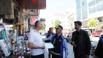 Ardahan’da kaldırım işgallerine karşı zabıta denetimi