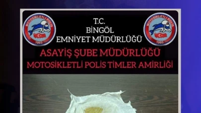 Bingöl’de uyuşturucu operasyonu