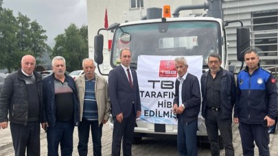 TBB’den Posof’a araç desteği