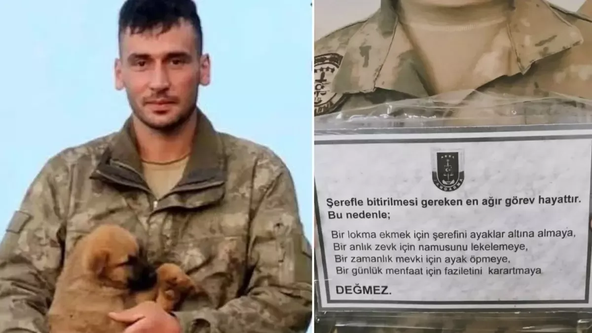 Metan gazından şehit düşen askerin son mesajı Türkiye'yi yasa boğdu