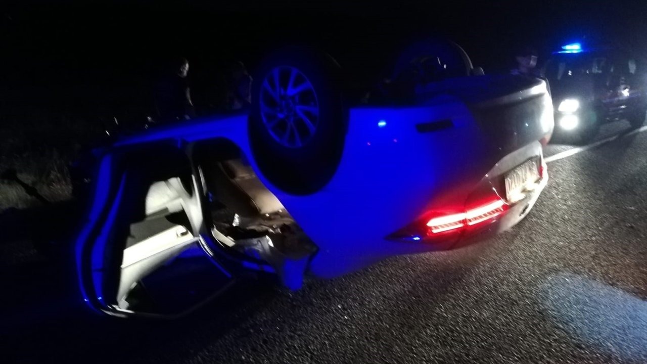 Malatya’da otomobil devrildi: 4 yaralı