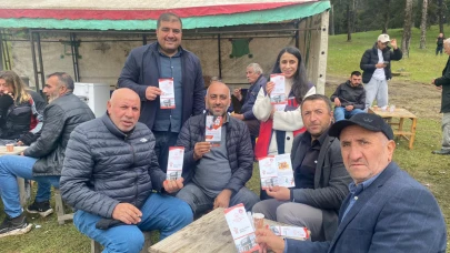 Göle Festivali'nde bilgilendirme çalışması gerçekleştirildi