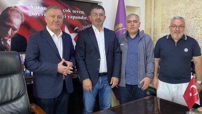 İş insanı Yusuf Süt’ten Serhat Ardahanspor başkanı Alihanoğlu’na hayırlı olsun ziyareti