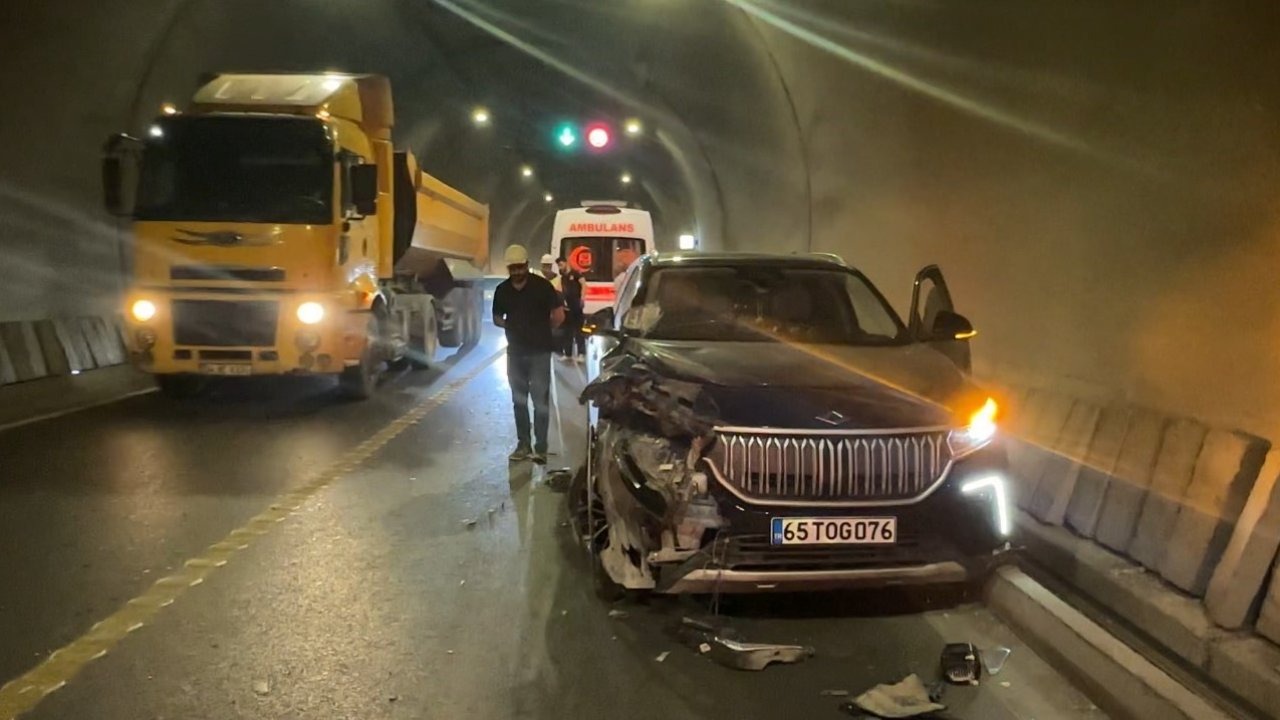TOGG, Güzeldere Tüneli’nde kaza yaptı