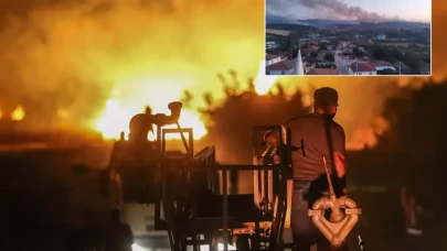 Alevler iki ilde köyleri tehdit ediyor! Hastaneye kaldırılanlar var